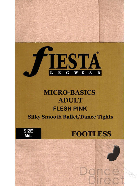 Fiesta Legwear Matte Micro Basic Footless Tights Adult Sizes