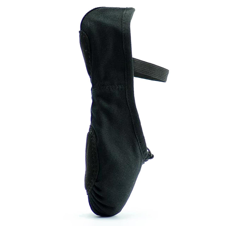 Dance Direct Ballet Shoes Black Canvas Split Sole