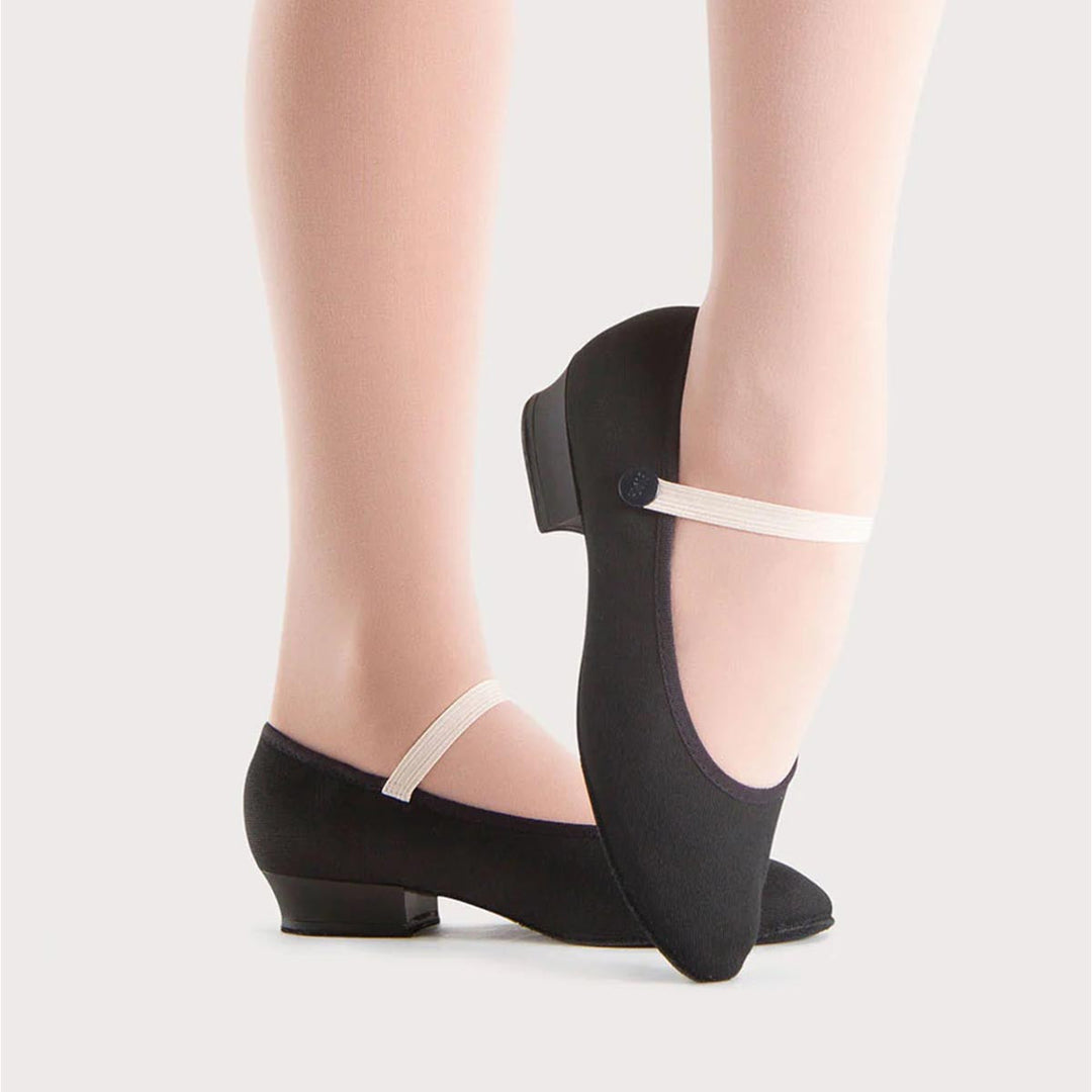 Bloch Accent Flat Heel Canvas Character Shoe Childs &amp; Adults