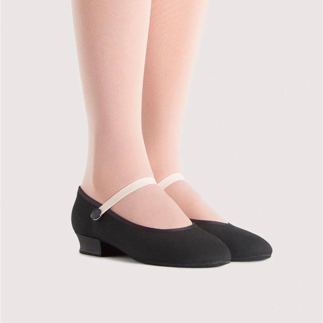 Bloch Accent Flat Heel Canvas Character Shoe Childs &amp; Adults