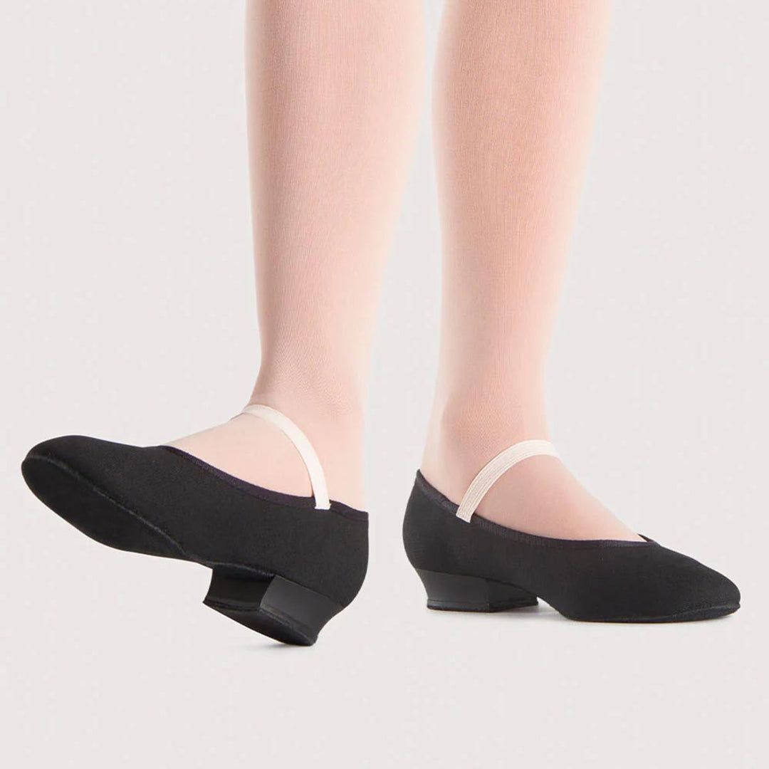 Bloch Accent Flat Heel Canvas Character Shoe Childs &amp; Adults