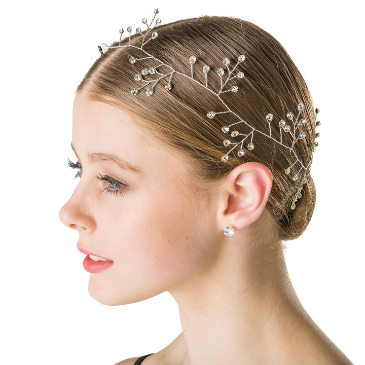 Studio 7 Dancewear Budding Sparkle Hairpiece With Comb Ends