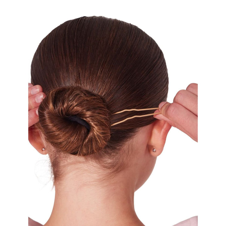 Bunheads Hair Bun Pins 3 Inch - Black, Brown and Blonde