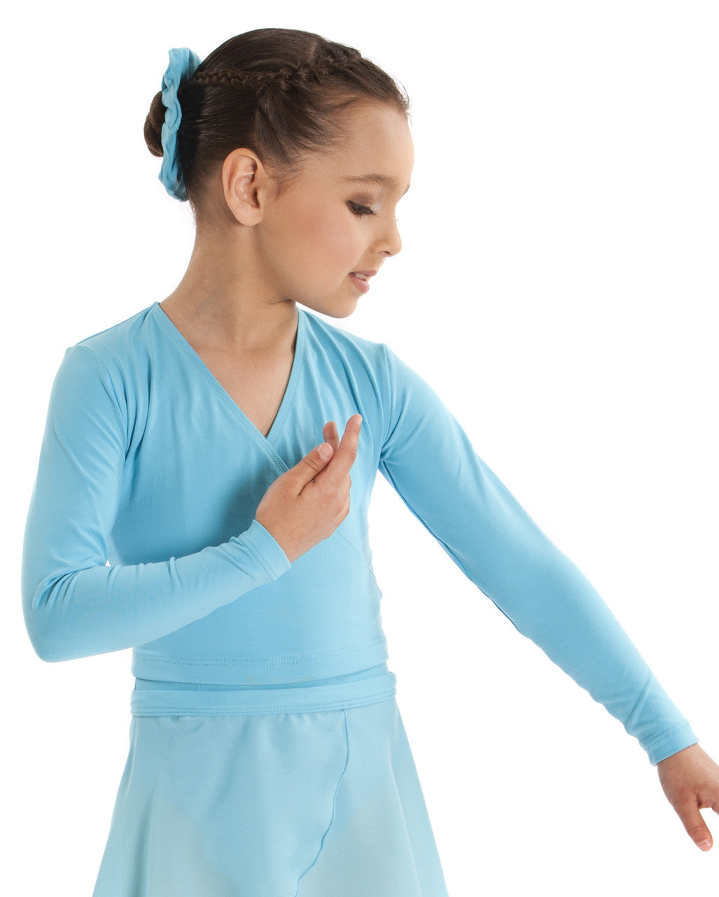 Energetiks Lucinda Mock Ballet Crossover Top Children Sizes