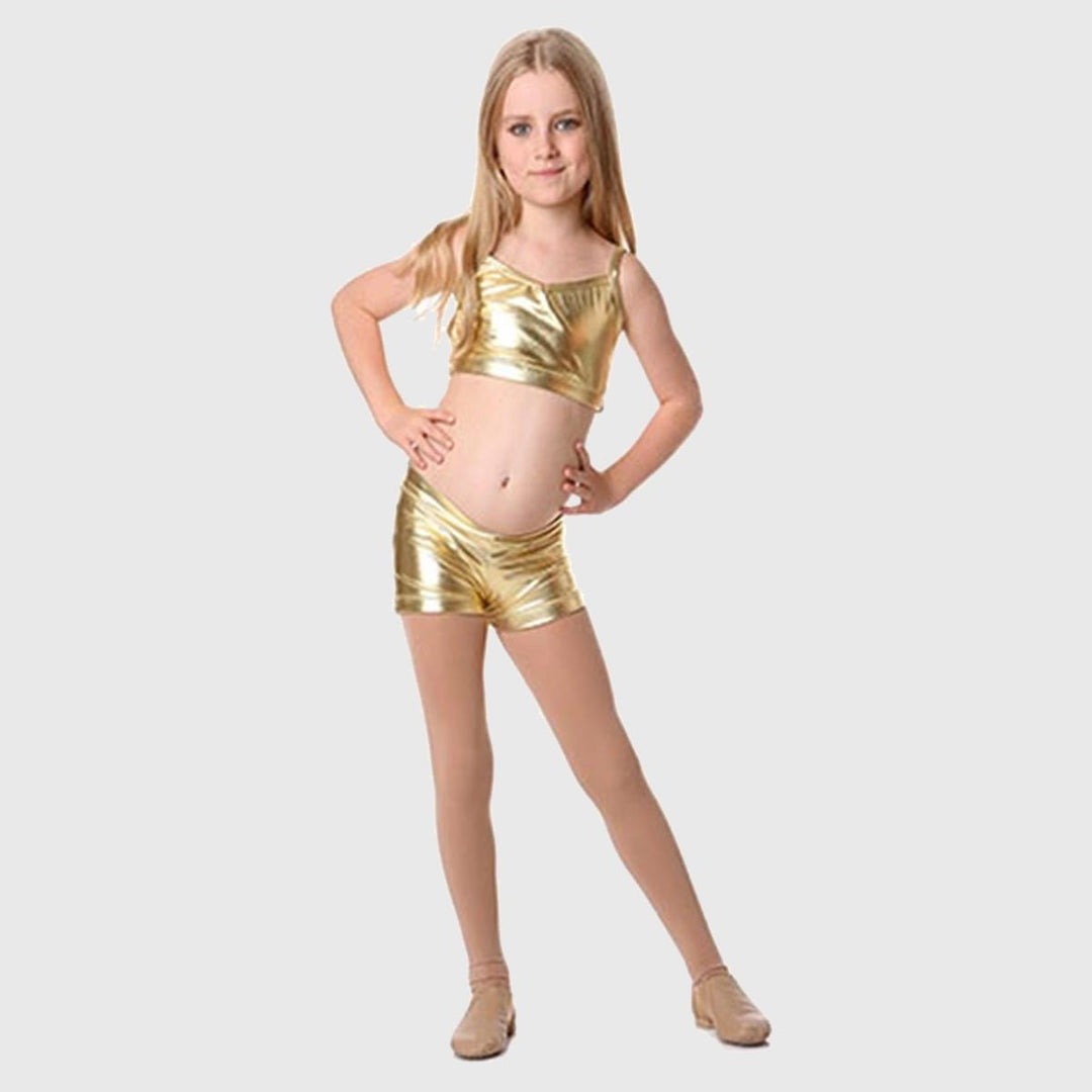 Studio 7 Dancewear Camisole Metallic Crop Top Children Size