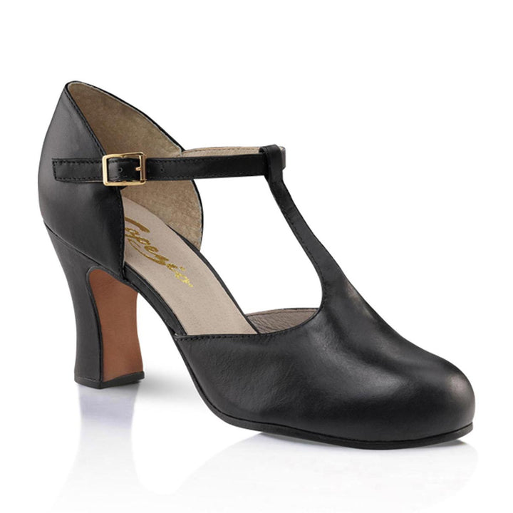 Capezio Closed Toe T-Strap Leather Character Shoes Adults