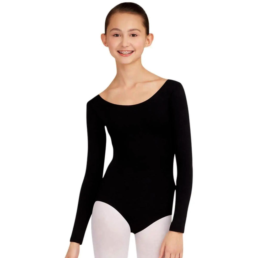 Capezio Team Basic Long Sleeve Modern Leotard Adult Sizes