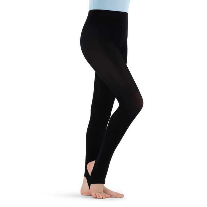 Capezio Ultra Soft Stirrup Tights Knit Waistband Children