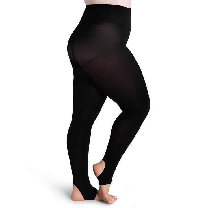 Capezio Ultra Soft Stirrup Tights Self Knit Waist Adults
