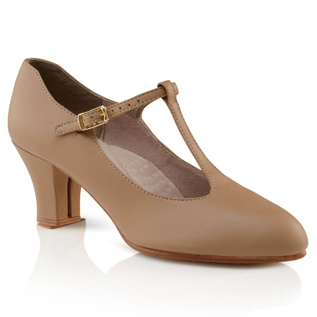 Capezio Jr. Footlight T-Strap Character Shoes Adult Sizes