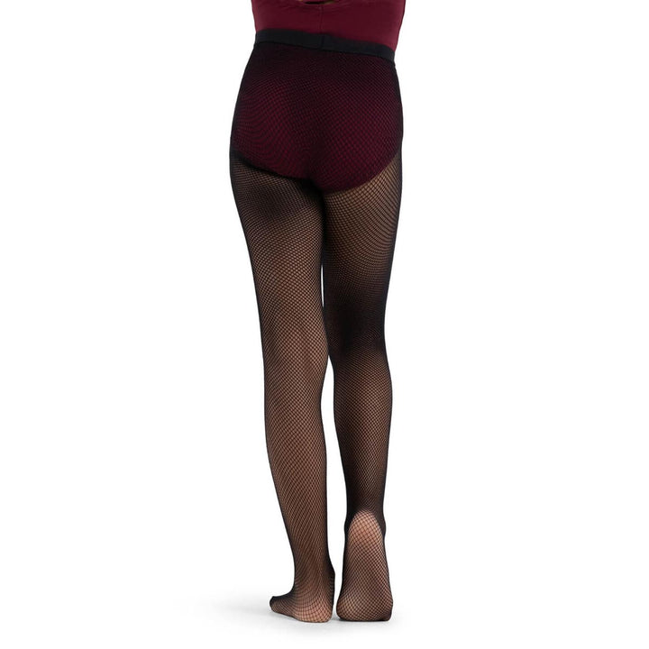Capezio Classic Seamless Footed Fishnet Tights Children Size