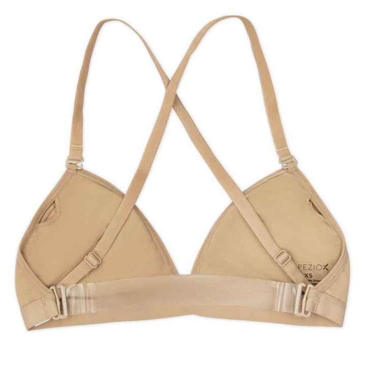 Capezio Deep Neck Clear Back Strap Bra Girls Underwear Sizes