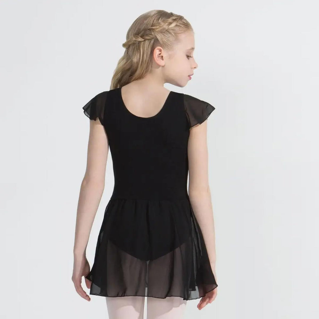 Capezio Lined Flutter Sleeve Ballet Dress Children Sizes