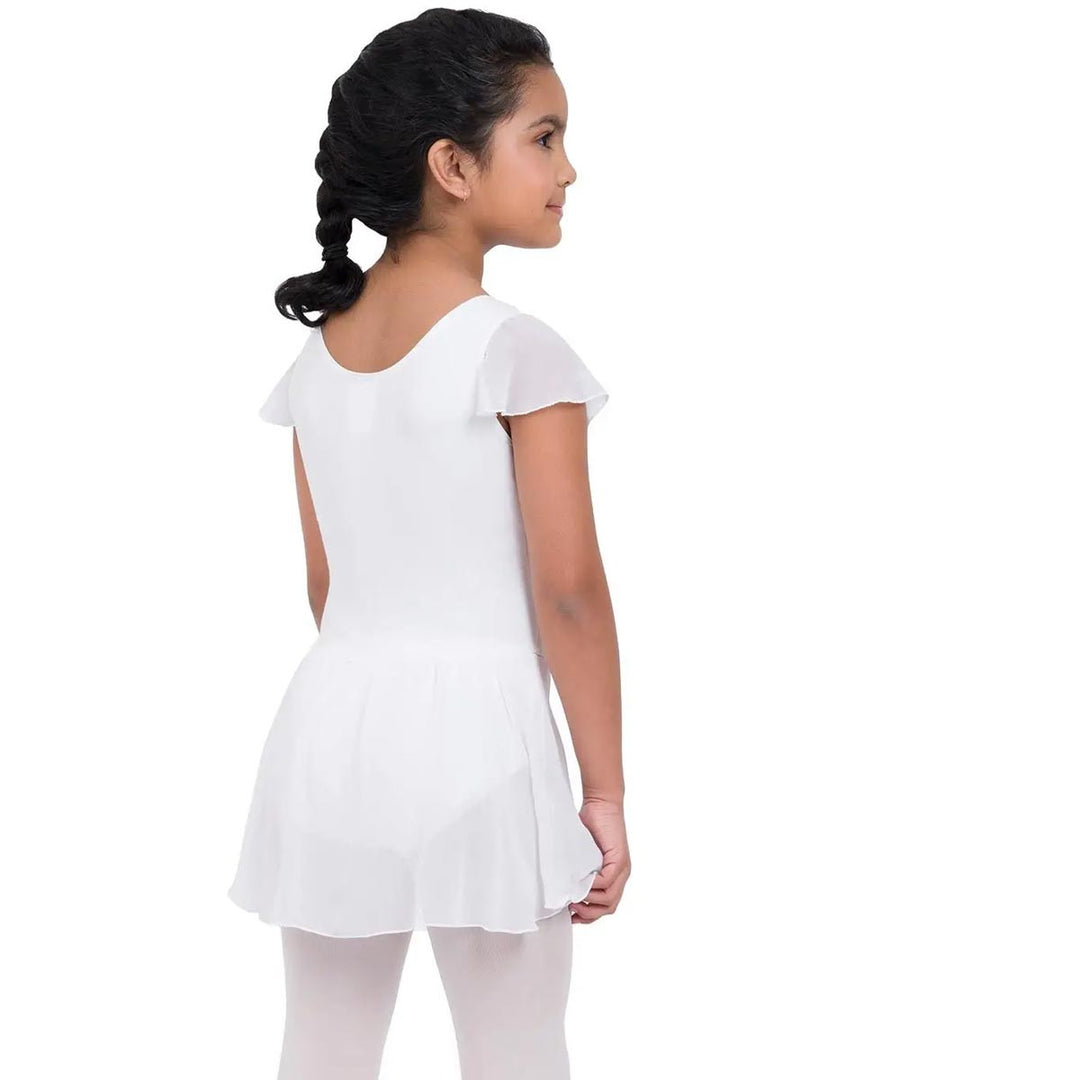 Capezio Lined Flutter Sleeve Ballet Dress Children Sizes
