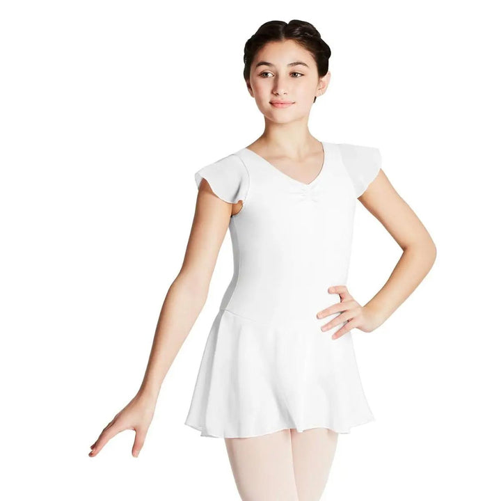Capezio Lined Flutter Sleeve Ballet Dress Children Sizes