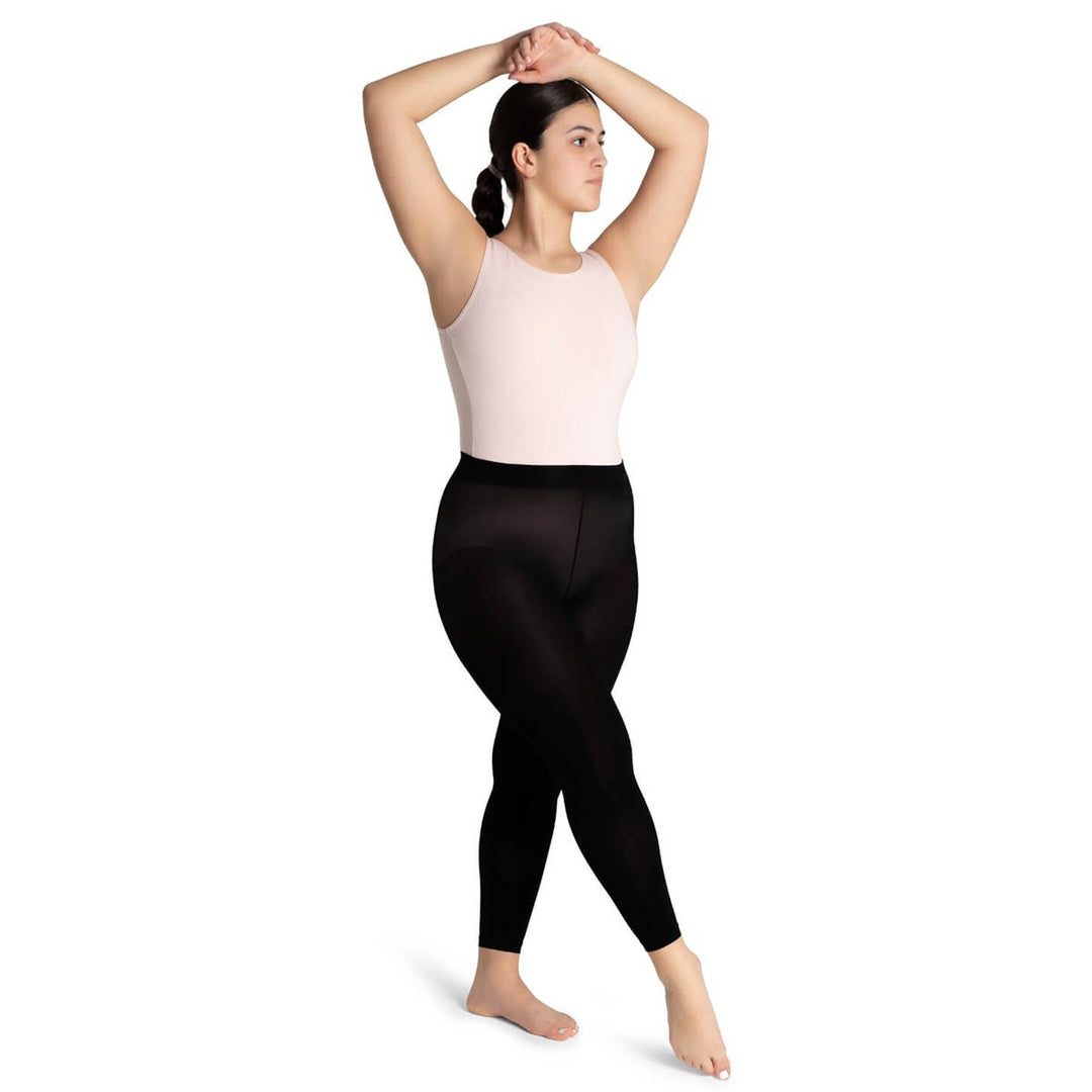 Capezio Footless Tight with Self Knit Waist Band Adult Sizes