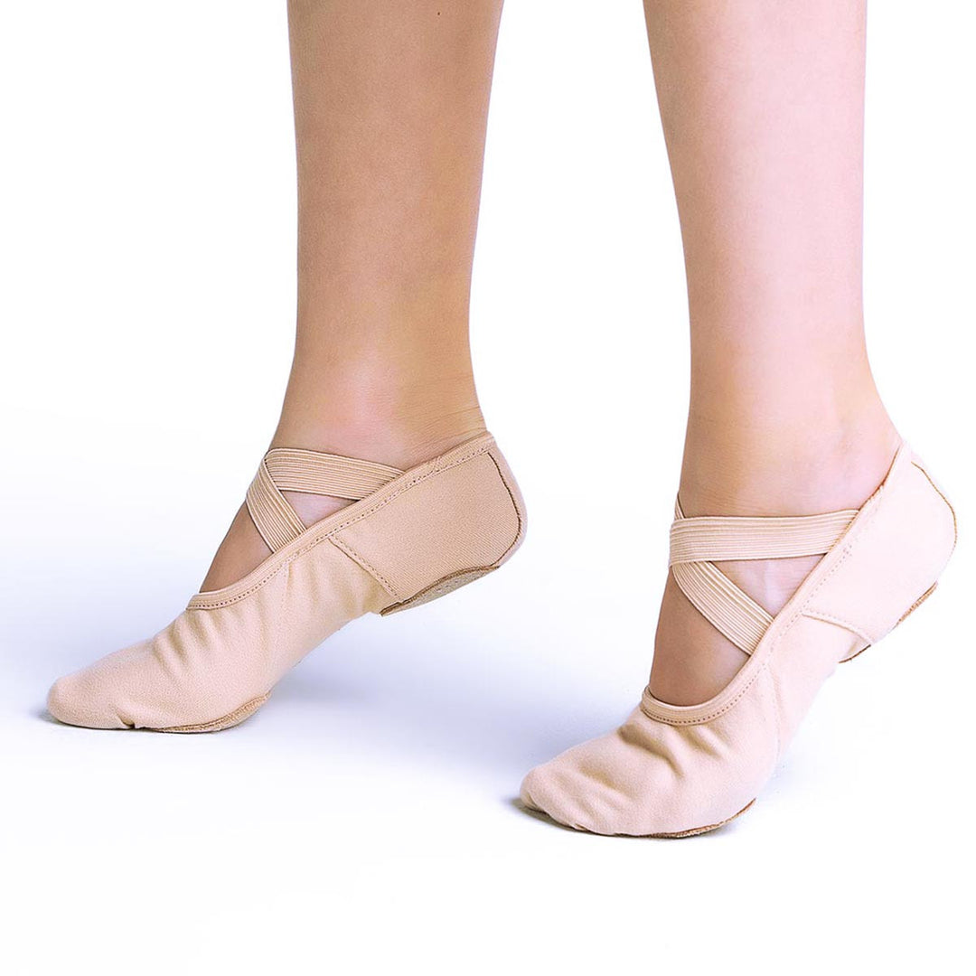 Capezio Hanami Canvas Ballet Shoes Split Sole Children Sizes