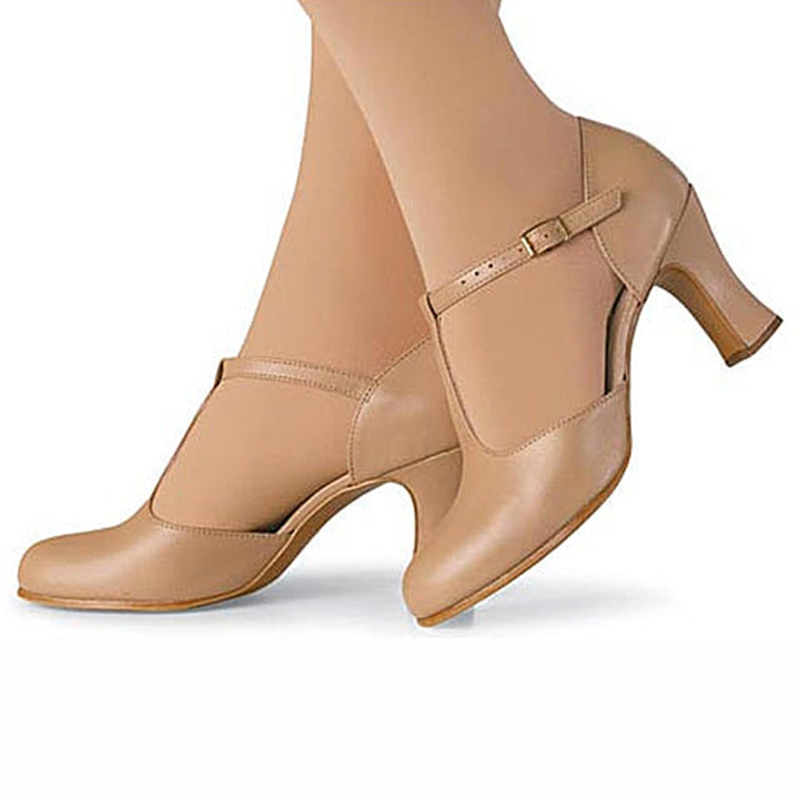 Capezio Jr. Footlight T-Strap Character Shoes Adult Sizes