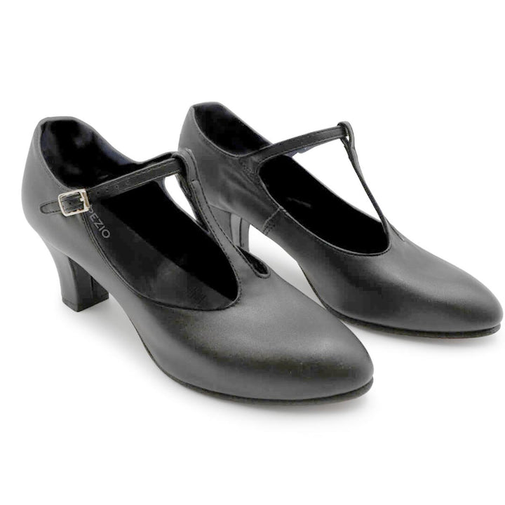 Capezio Jr. Footlight T-Strap Character Shoes Adult Sizes