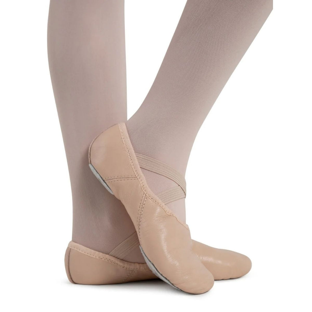 Capezio Girls Juliet Leather Split Sole Ballet Shoe