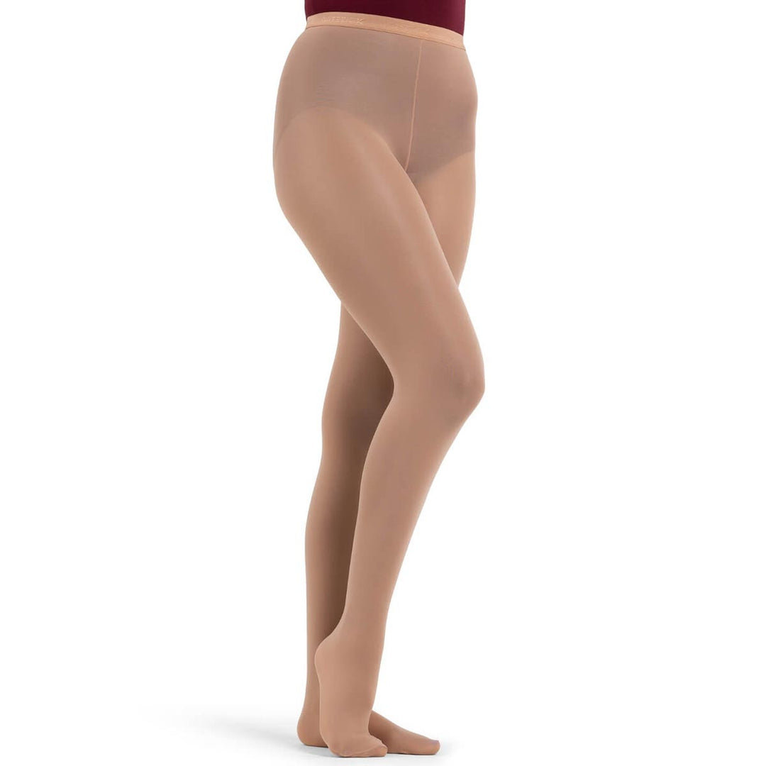 Capezio Seamless Hold and Stretch Soft Footed Tights Adults