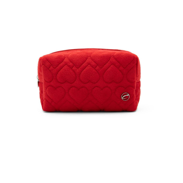 Capezio Lightweight Heart Pouch - Makeup Bag - Pink &amp; Red
