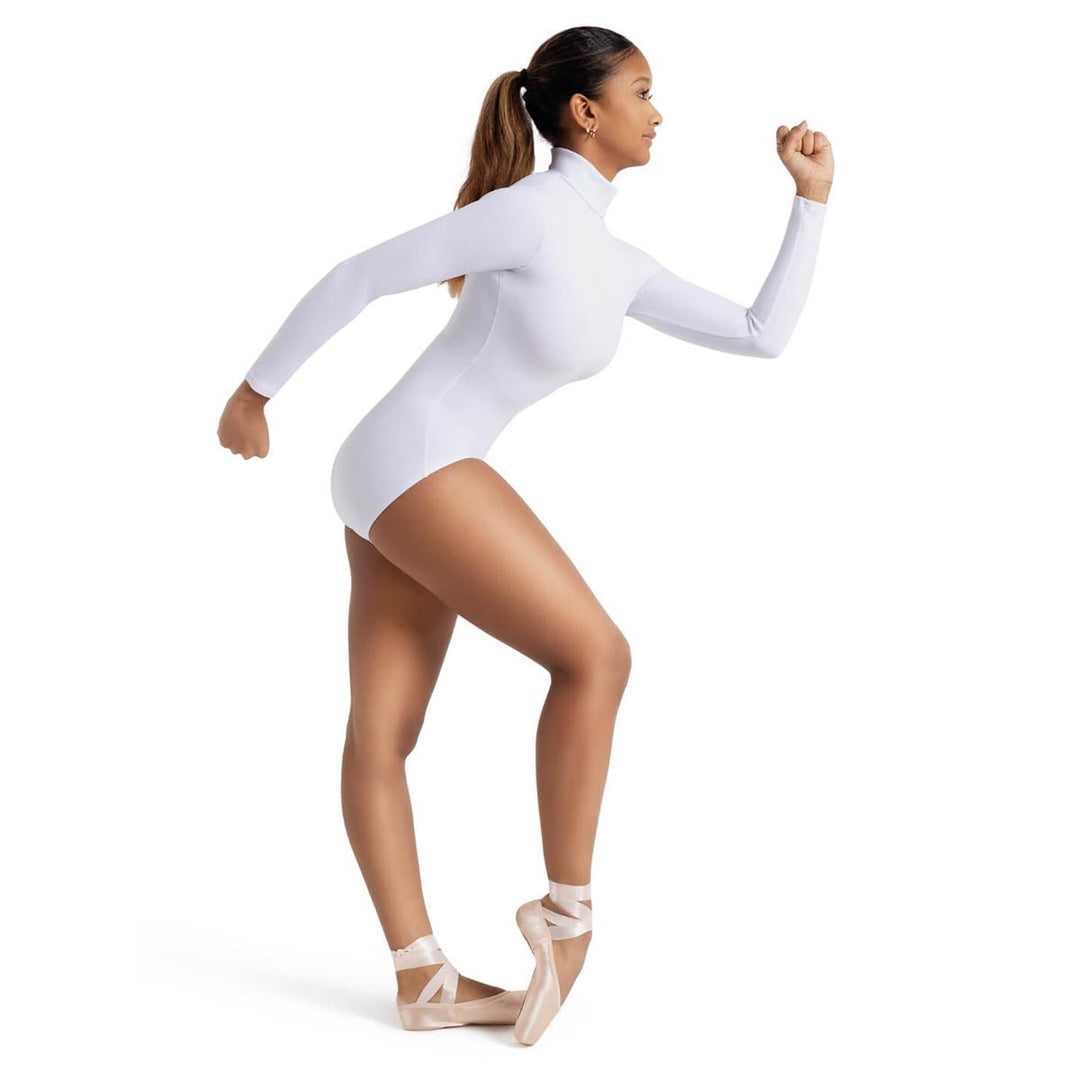 Capezio Modest Turtleneck Long Sleeve Leotard Adult Sizes