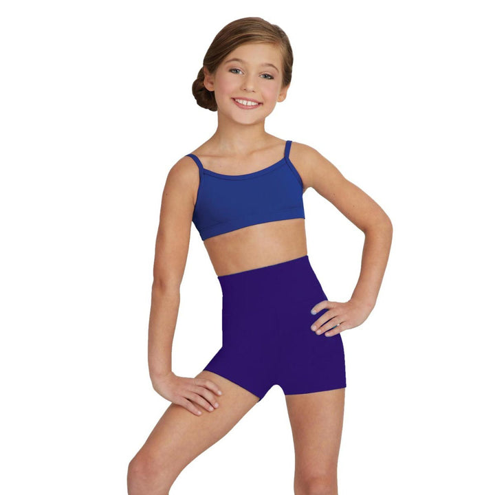 Capezio Team Basics High Waist Fold Down Short Children Size