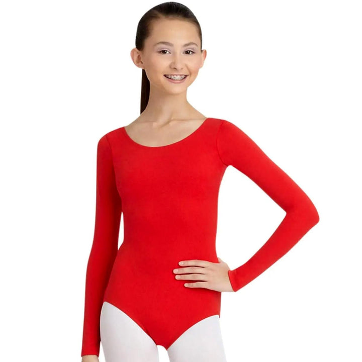 Capezio Team Basic Long Sleeve Modern Leotard Adult Sizes