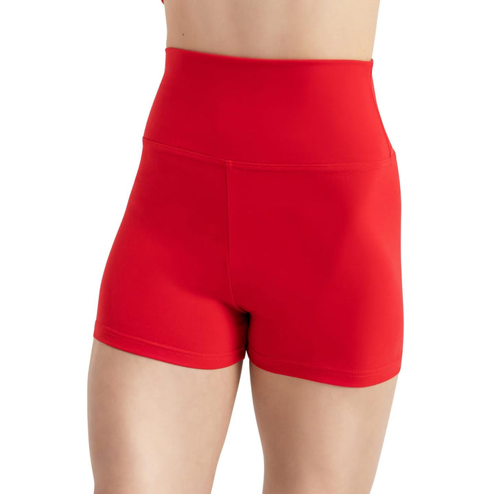 Capezio Team Basics High Waist Fold Down Shorts Adult Sizes