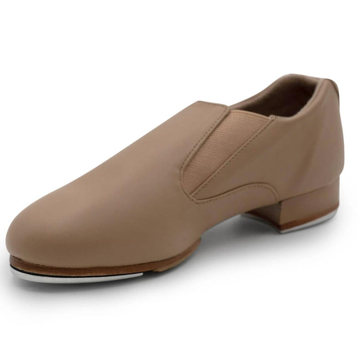 Capezio Riff Slip On Leather Tap Shoes Split Sole Adult Size