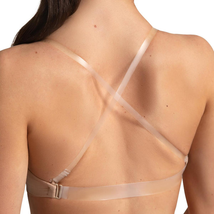Capezio Seamless Clear Back Bra Adult Dance Underwear Sizes