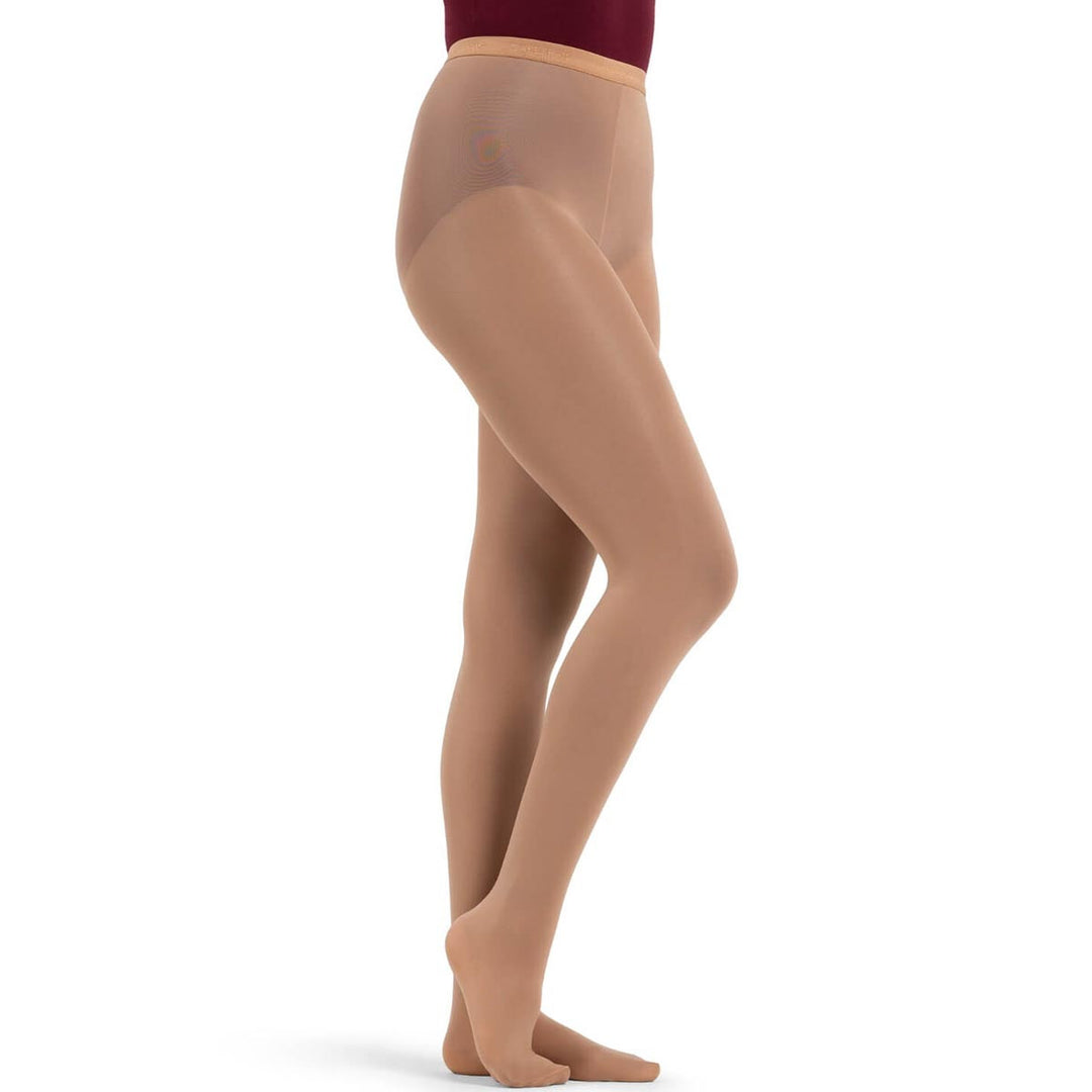 Capezio Seamless Hold and Stretch Soft Footed Tights Adults