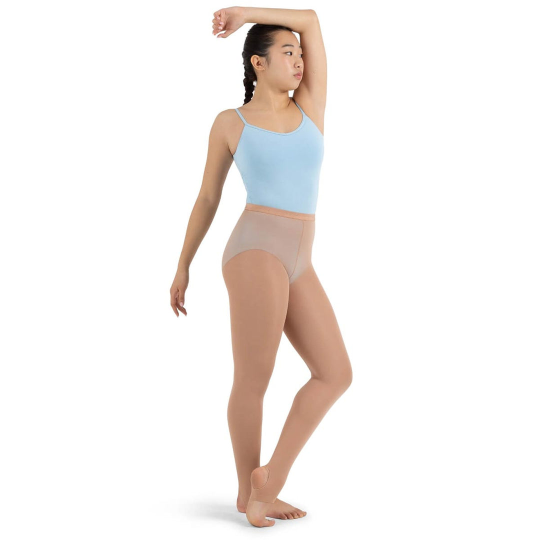 Capezio Seamless Hold and Stretch Stirrup Tights Adult Sizes