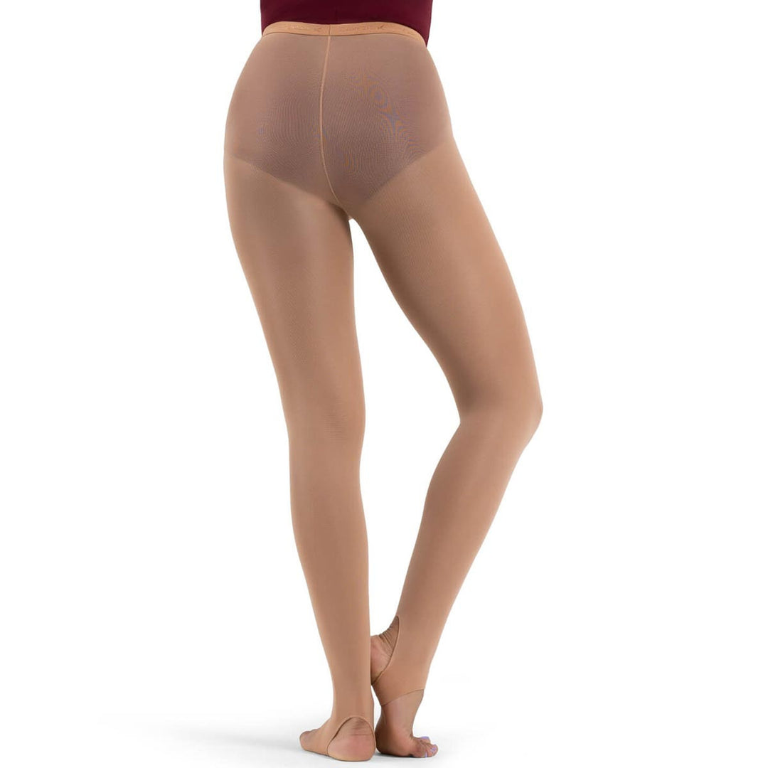 Capezio Seamless Hold and Stretch Stirrup Tights Adult Sizes
