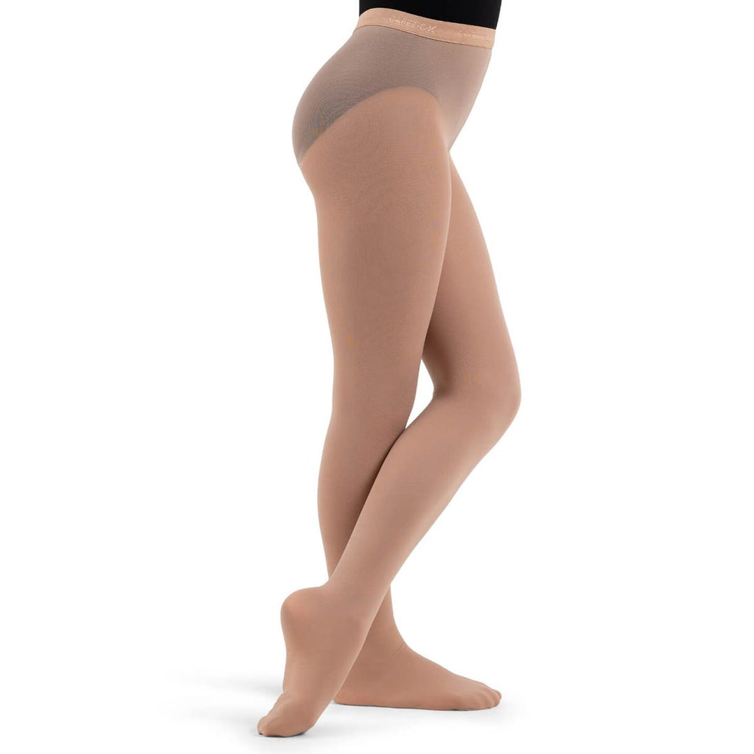 Capezio Seamless Hold &amp; Stretch Footed Tights Children Sizes