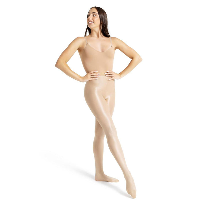 Capezio Seamless Ultra Shimmery Footed Tights Adult Sizes