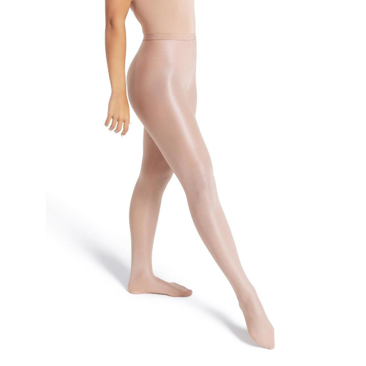 Capezio Seamless Ultra Shimmery Footed Tights Adult Sizes