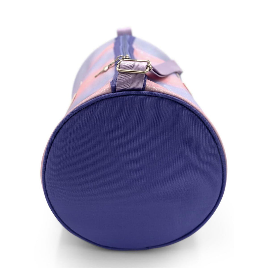 Capezio Sparkle Fabric Dancers Duffle Barrel Bag Lavender