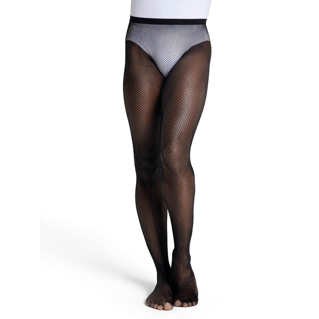 Capezio Studio Basic Footed Fishnet Tights Seamless Adults