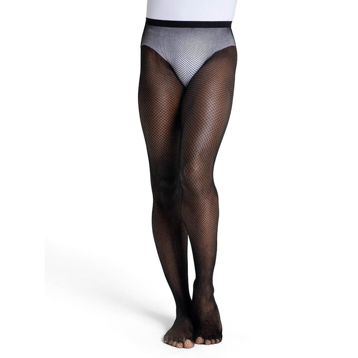 Capezio Studio Basic Footed Fishnet Tights Seamless Adults