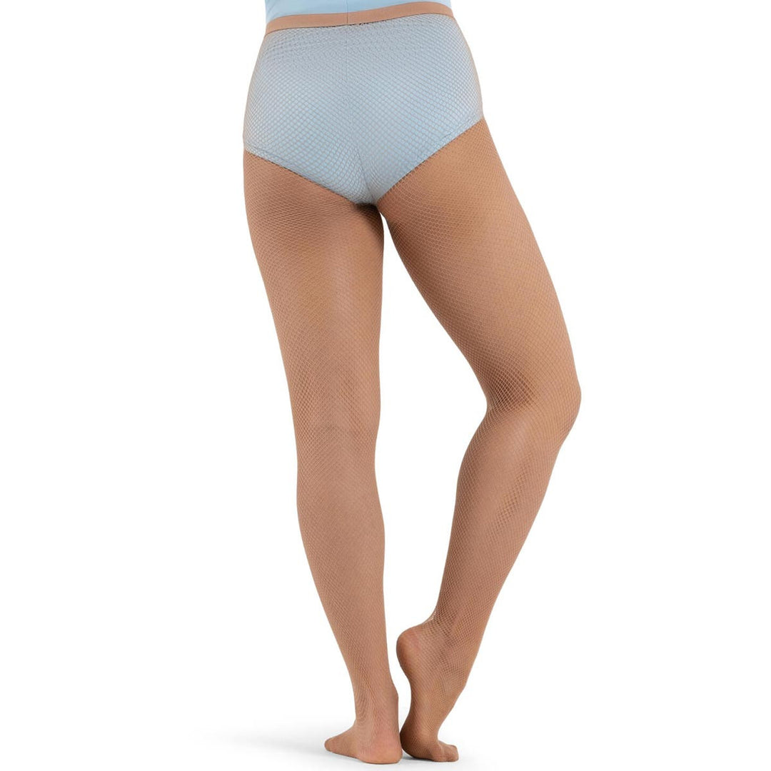 Capezio Studio Basic Footed Fishnet Tights Seamless Adults