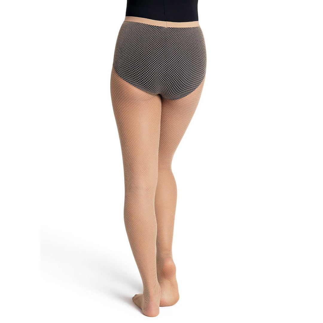 Capezio Studio Basic Footed Fishnet Tights Seamless Adults