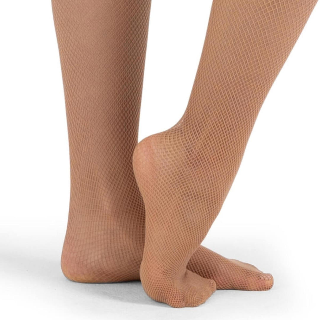 Capezio Studio Basic Footed Fishnet Tights Seamless Adults