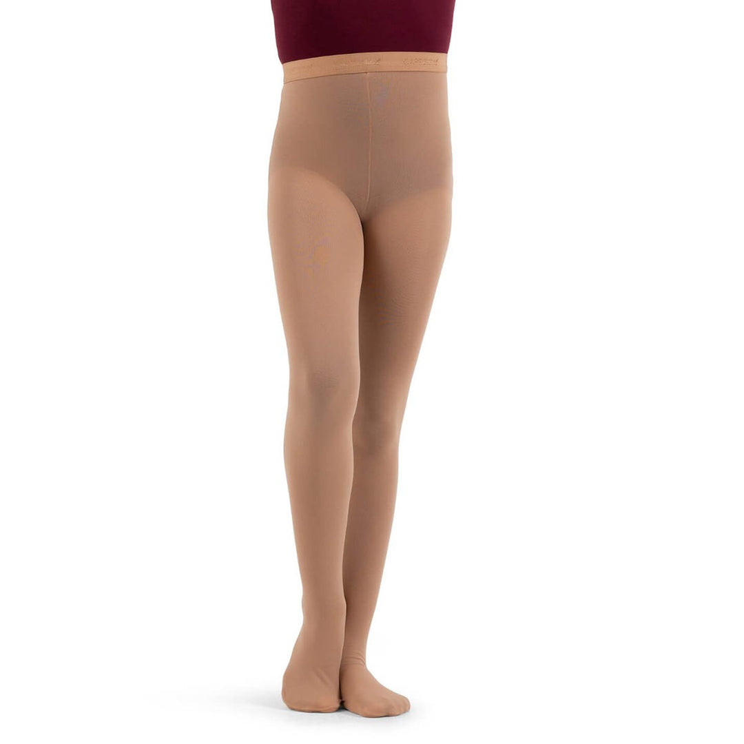 Capezio Seamless Hold &amp; Stretch Footed Tights Children Sizes