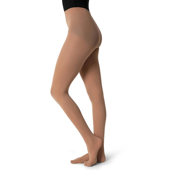 Capezio Ultra Soft Footed Tights Knit Waistband Adult Sizes