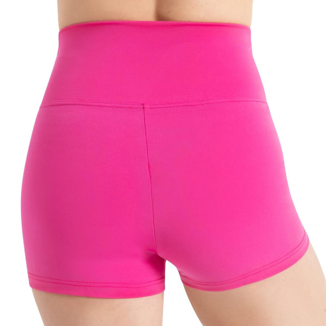 Capezio Team Basics High Waist Fold Down Shorts Adult Sizes