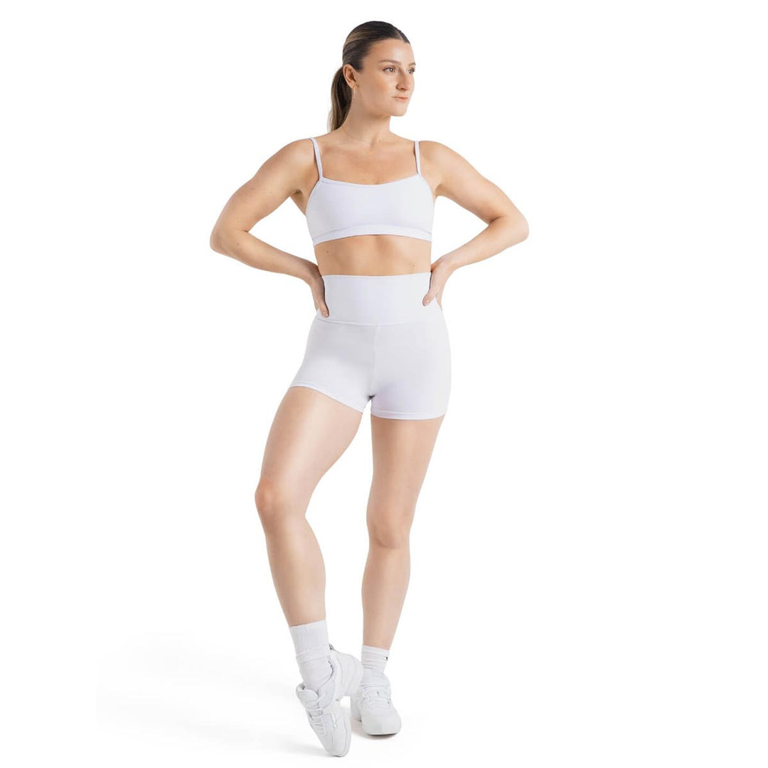 Capezio Team Basics High Waist Fold Down Shorts Adult Sizes