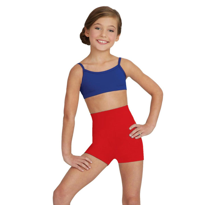 Capezio Team Basics High Waist Fold Down Short Children Size