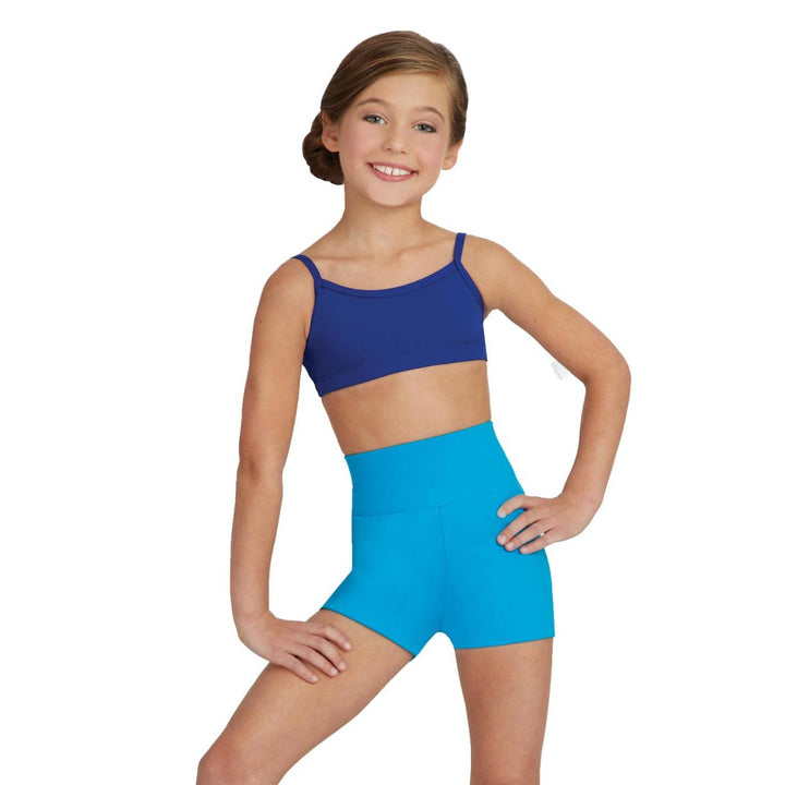 Capezio Team Basics High Waist Fold Down Short Children Size